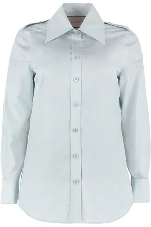 Gucci Pointed-collar long-sleeve shirt