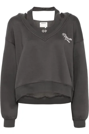 Musium Div. Layered neck hoodie