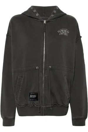 Musium Div. Logo zip-up hoodie