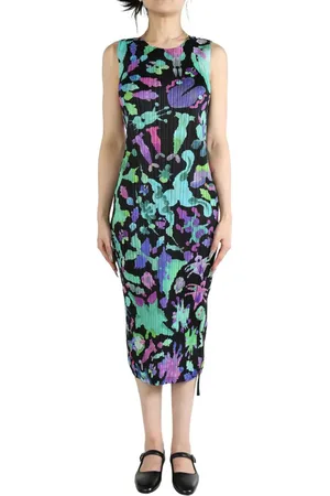 PLEATS PLEASE ISSEY MIYAKE Dance With New Friends midi dress