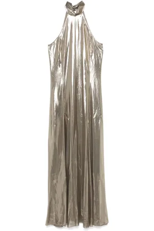 Patrizia Pepe Lamé maxi dress