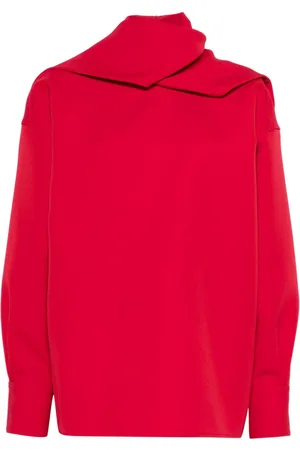 Carven Scarf-detail blouse