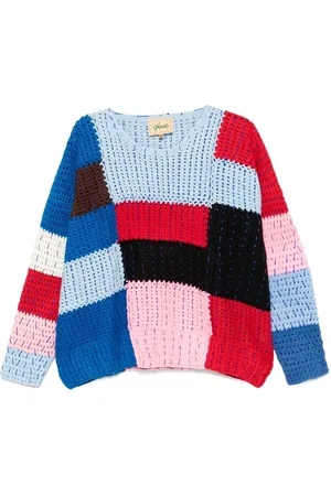 Glass Cypress Patchwork sweater