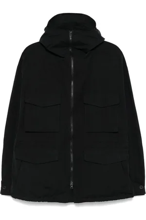 TRANSIT Water-repellent hooded jacket