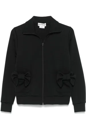 Comme des Garçons Bow-detail zip-up top