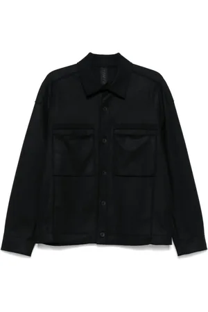TRANSIT Wool raw-cut overshirt