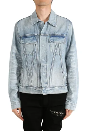 AMIRI Distressed-effect denim jacket