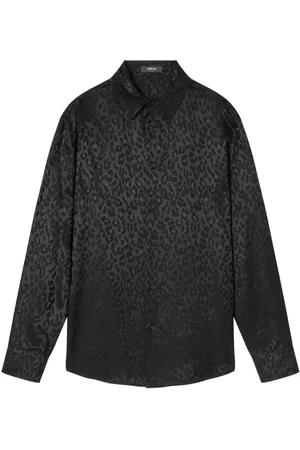 VERSACE Leopard-print shirt