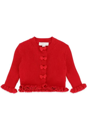Angels Face Bow-detailing knit top