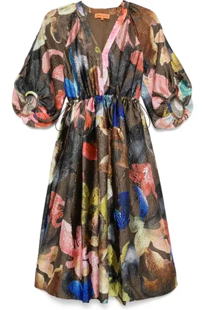 STINE GOYA Aquarelle Garden-print dress