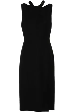 Gucci Logo-plaque midi dress