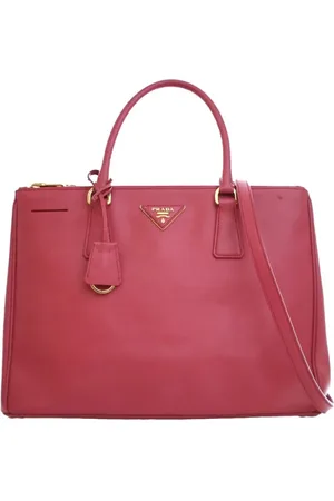 Prada 2013-2023 Medium Saffiano Lux Galleria Double Zip satchel