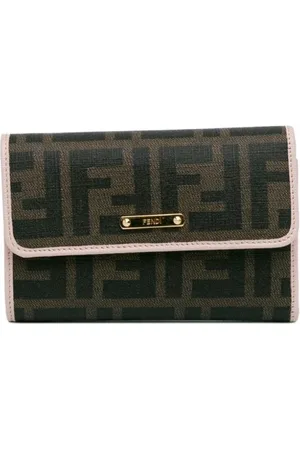 Fendi 2010-present Zucca Coated Canvas Wallet small wallets