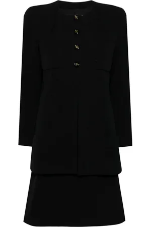 CHANEL 1995 single breasted skirt suit