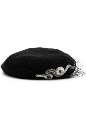Jennifer Behr Snake-embellished beanie