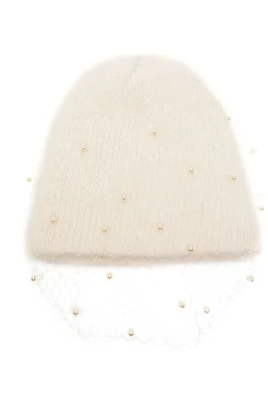 Jennifer Behr Veil beanie