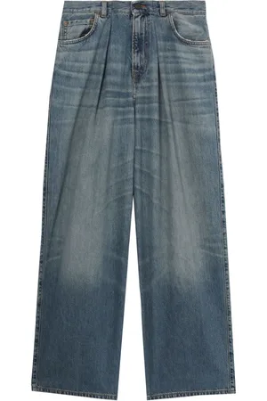 haikure Logo-patch wide-leg jeans