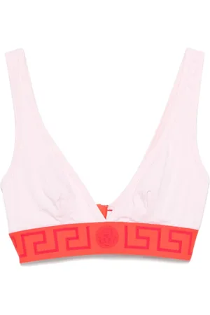 VERSACE Greca-detail bralette