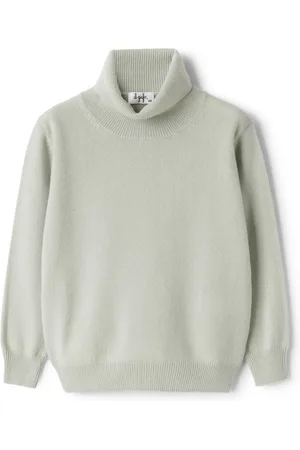 Il gufo High-neck virgin wool jumper