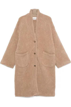 LANEUS Bouclé coat