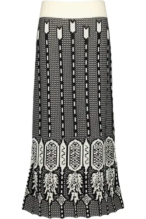 JOHANNA ORTIZ Energy Matrix midi skirt