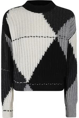 Roberto Collina Diamond-pattern wool jumper