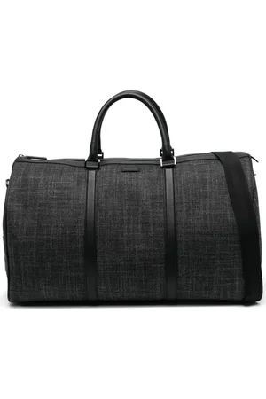 CANALI Logo-patch duffle bag