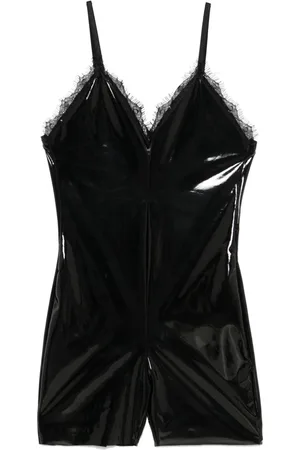 Alchemy X Lia Aram lace-trim playsuit