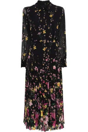 NISSA Floral-print midi dress