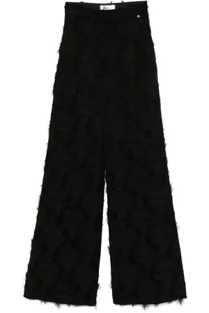 NISSA Patterned-jacquard trousers
