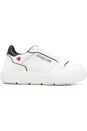 Moschino Glitter-logo sneakers