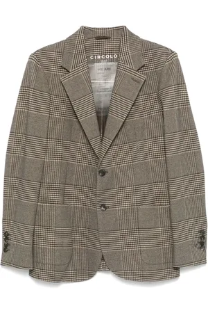 Circolo Prince-of-Wales-check blazer