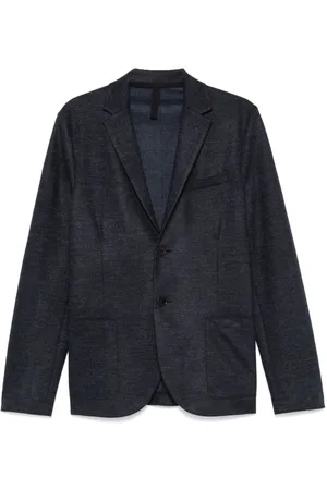 Harris Wharf London Mélange-effect blazer