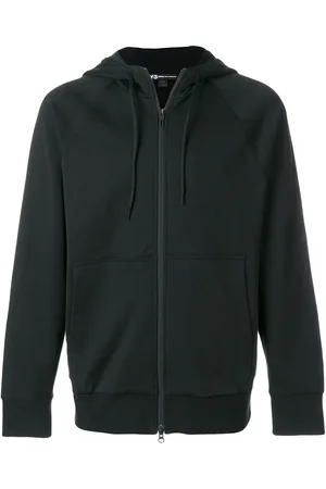 Y-3 Logo-print zip-up " " hoodie