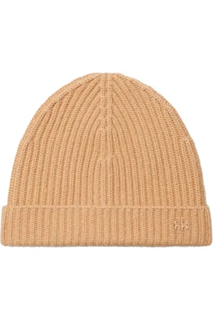 Tory Burch Ribbed cashmere beanie
