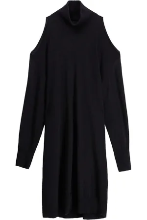 Roberto Collina Cut-out turtleneck dress