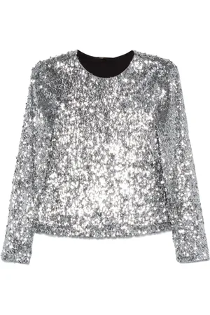 Maje Sequinned top
