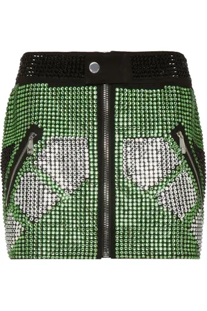 Philipp Plein Crystal-embellished skirt