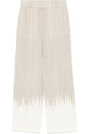 Victoria Beckham Geometric-pattern trousers