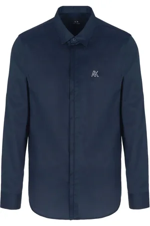 Armani Exchange Logo-embroidered shirt