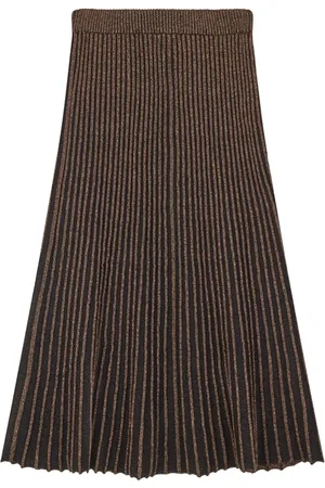 Chinti & Parker Pleated knitted skirt