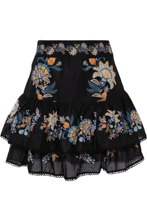 Farm Rio Garden stitched skirt
