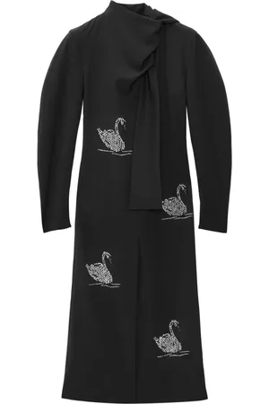 Msgm Rhinestone-embellished maxi dress