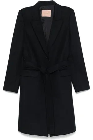 Twin-Set Logo-plaque coat