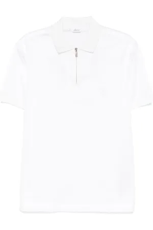 BRIONI Logo-embroidered polo shirt