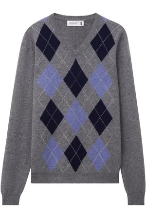 PRINGLE OF SCOTLAND Argyle cashmere jumper