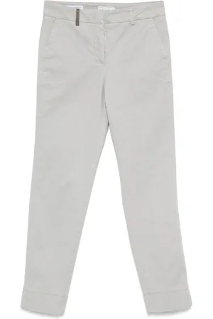 PESERICO SIGN Slim-cut trousers