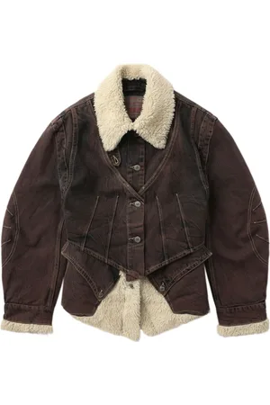 Kiko Kostadinov Buttoned shearling jacket
