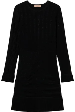 Twin-Set Long-sleeved mini dress