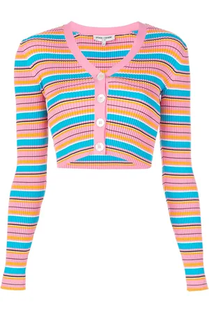 Opening Ceremony Striped ribbed cardigan
